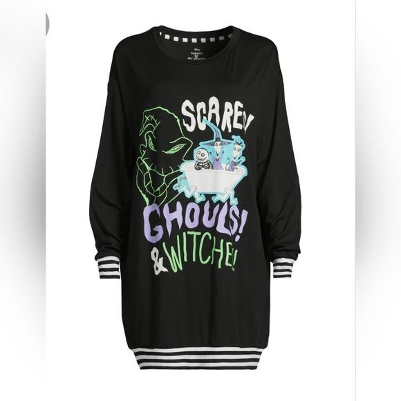 Nwt Disney's Nightmare Before Christmas Women's Sleepshirt - Picture 1 of 9